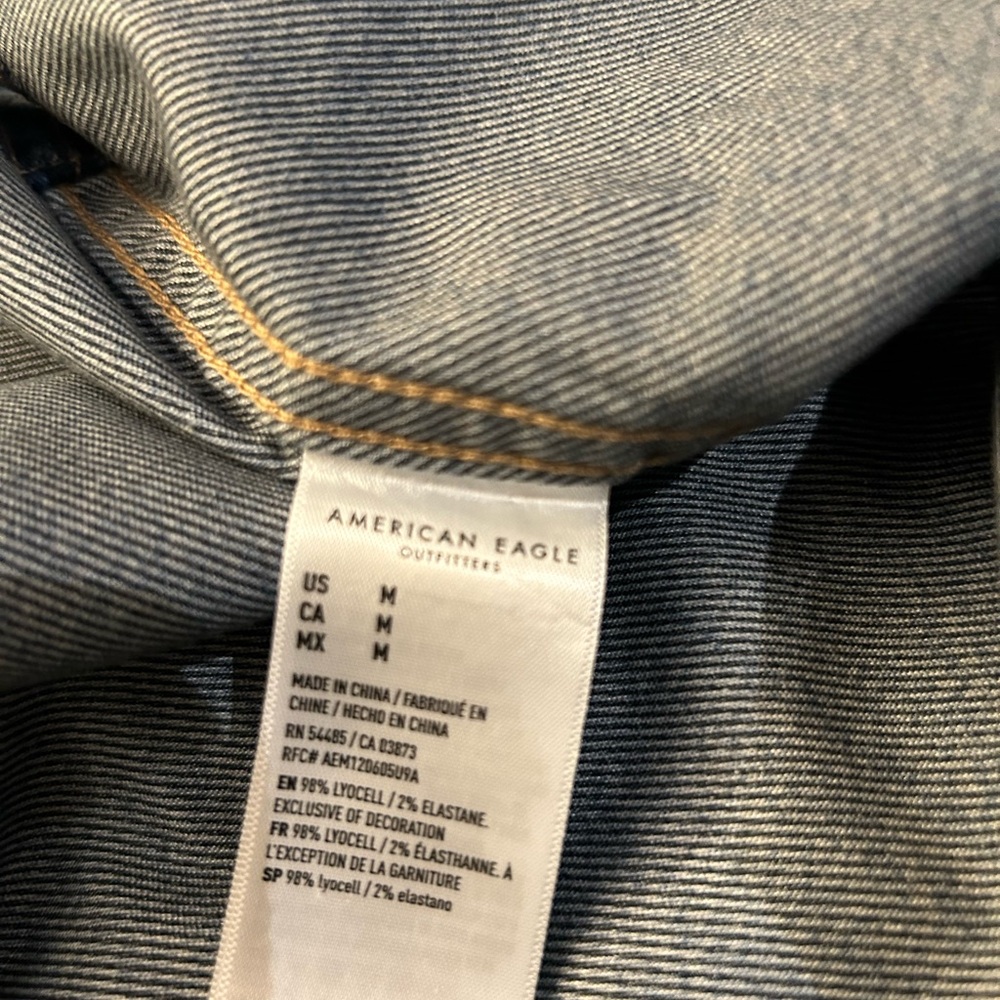aerie Blue Denim Maxi Slip Dress - Picture 9 of 13